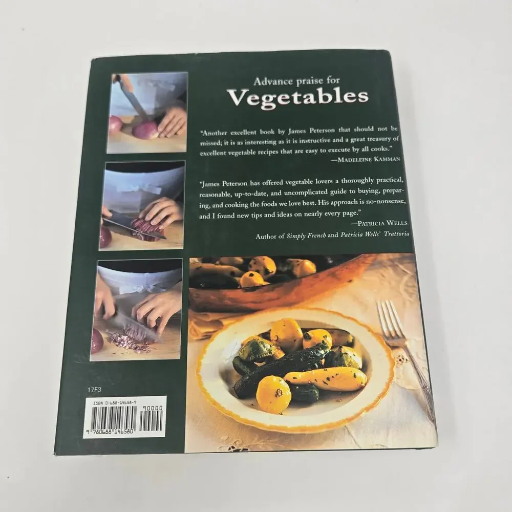 Vegetables cookbook by James Peterson hardcover